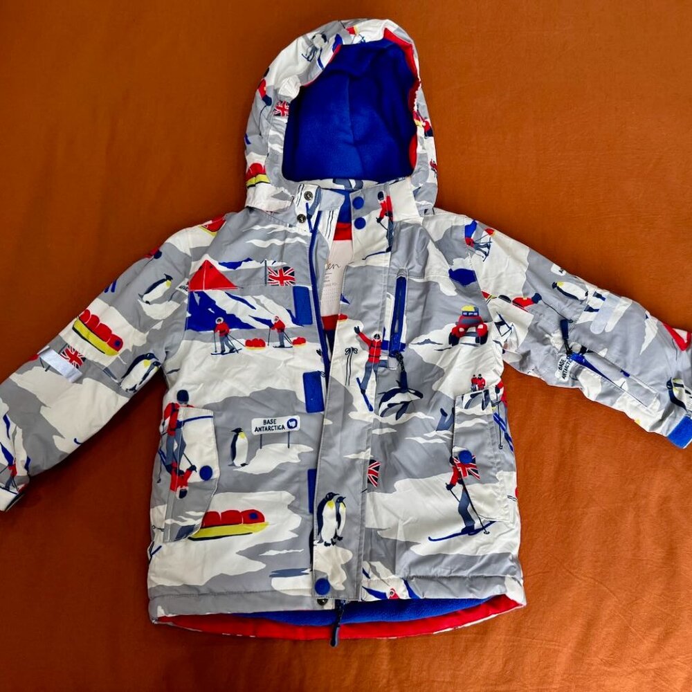 Mini Boden Hooded Winter/Ski jacket, size 4-5Y